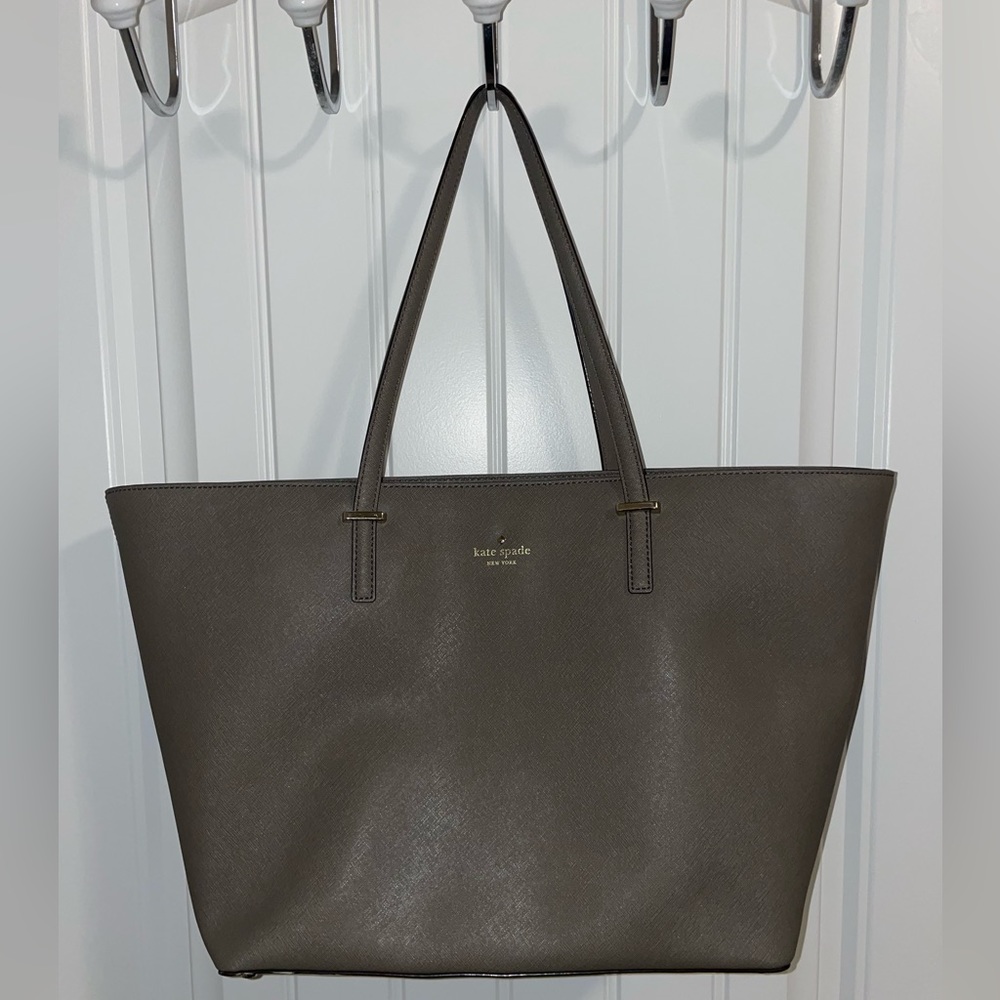 Large Grey Kate Spade Tote